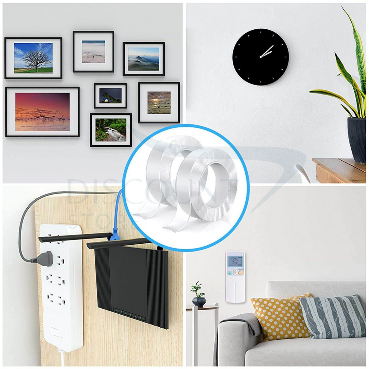 NANO DOUBLE SIDED TRANSPARENT TAPE 5 METER - (FREE DELIVERY)